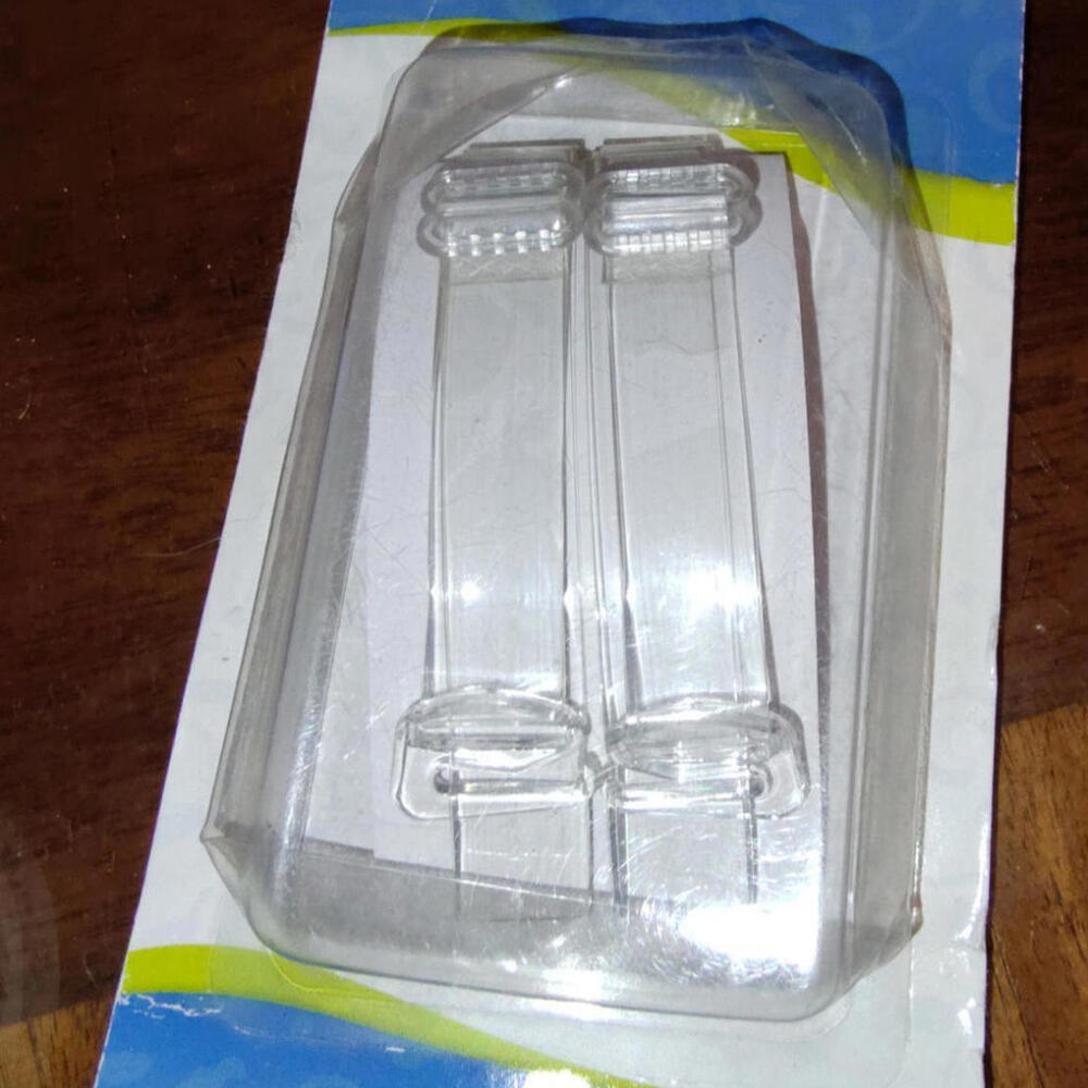 Dritz 11004 Detachable & Adjustable Fashion Straps, Clear
